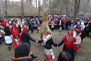 Празднование Колодия, этнокомплекс Украинское село